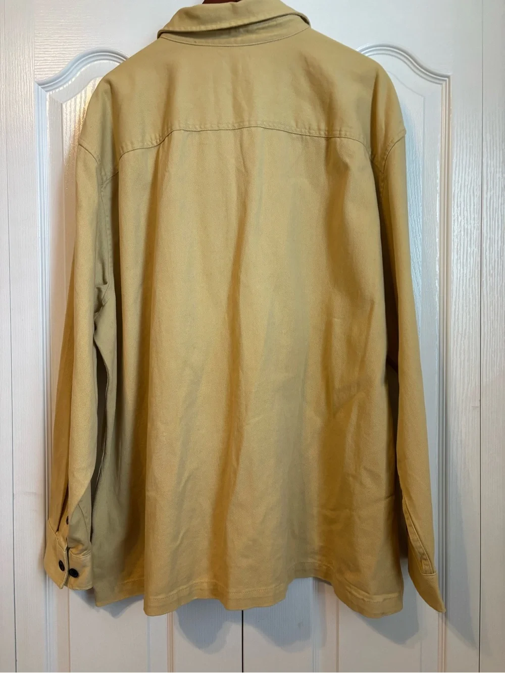 H&M Men's Overshirt Jacket - Yellow